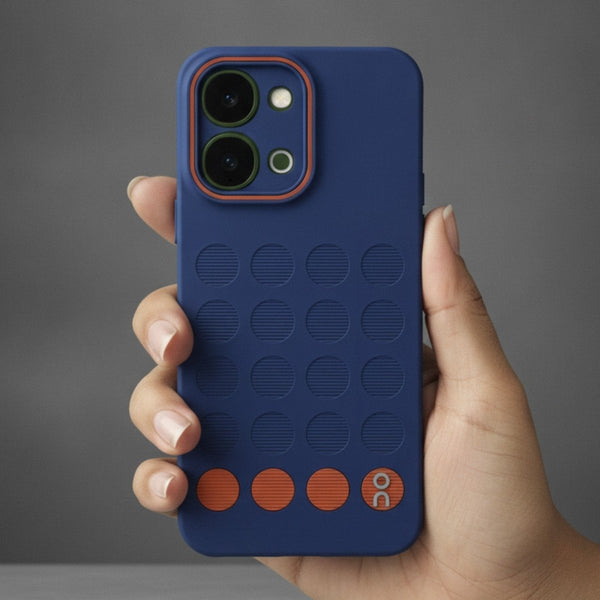 Stack Dark Blue Silicone Case for Vivo Y51 Pro - The Hatke