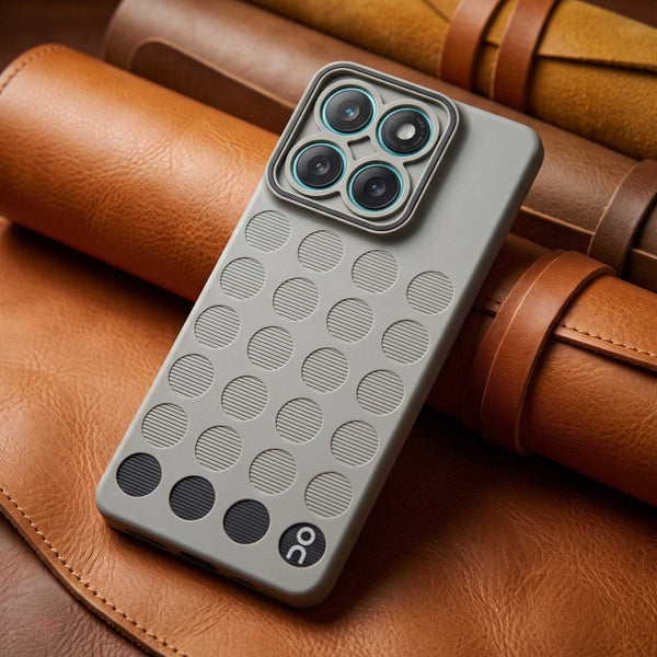 Stack Grey Silicone Case for Motorola Edge 60 Fusion - The Hatke
