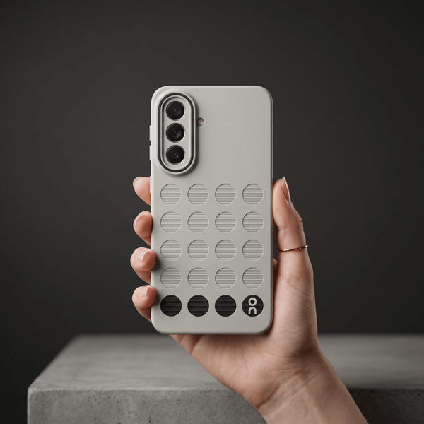 Stack Grey Silicone Case for Samsung M47 - The Hatke