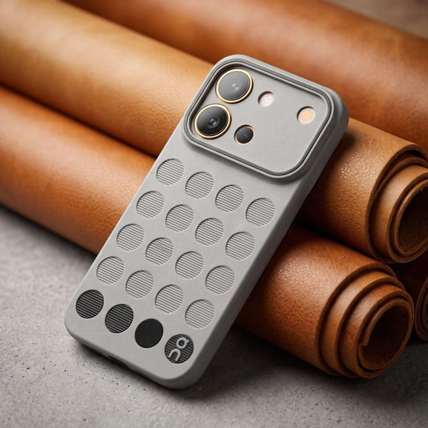 Stack Grey Silicone Case for Vivo V80 - The Hatke