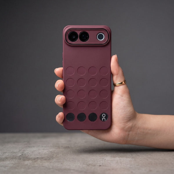 Stack Wine Silicone Case for Vivo S2 - The Hatke