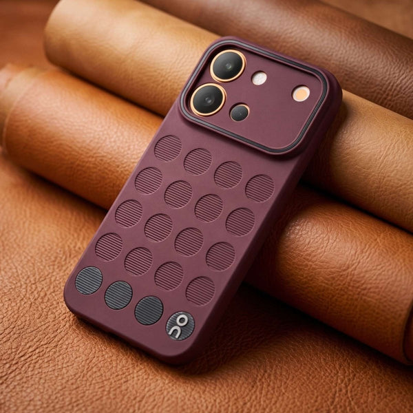 Stack Wine Silicone Case for Vivo V80 - The Hatke