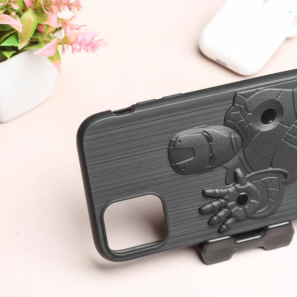 Superhero 3 Engraved Silicone Case for Apple iphone 11 - The Hatke