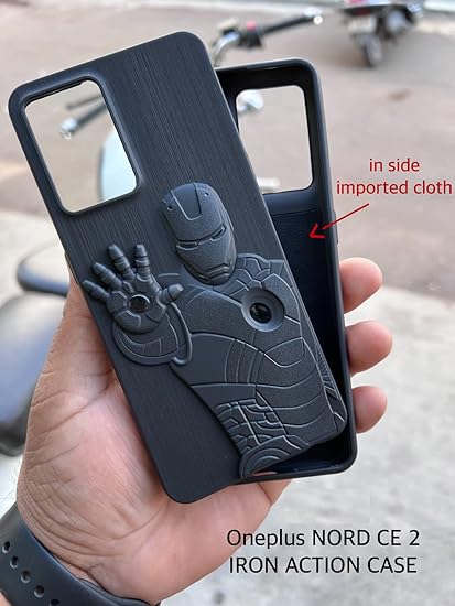 Superhero 3 Engraved Silicone Case for Oneplus Nord CE 2 - The Hatke