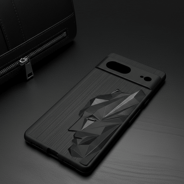 Superhero Engraved logo silicon Case for Google Pixel 7 - The Hatke