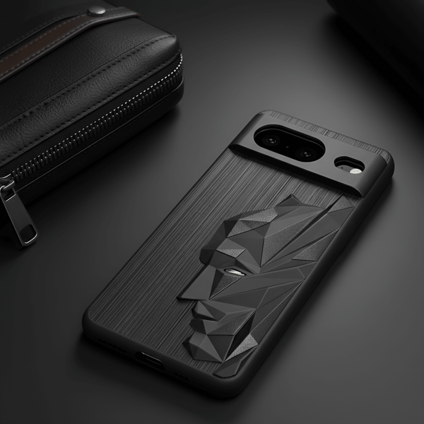 Superhero Engraved logo silicon Case for Google Pixel 8 - The Hatke