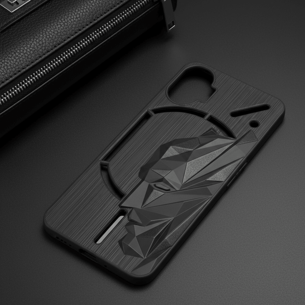 Superhero Engraved logo silicon Case for Nothing Phone 1 - The Hatke