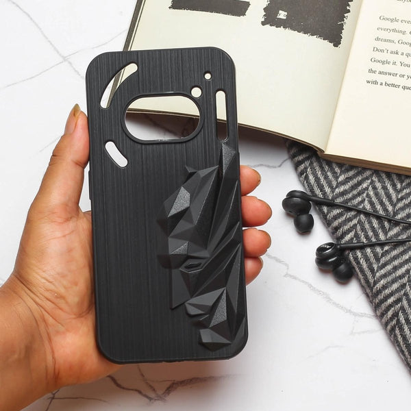 Superhero Engraved logo silicon Case for Nothing Phone 2A - The Hatke