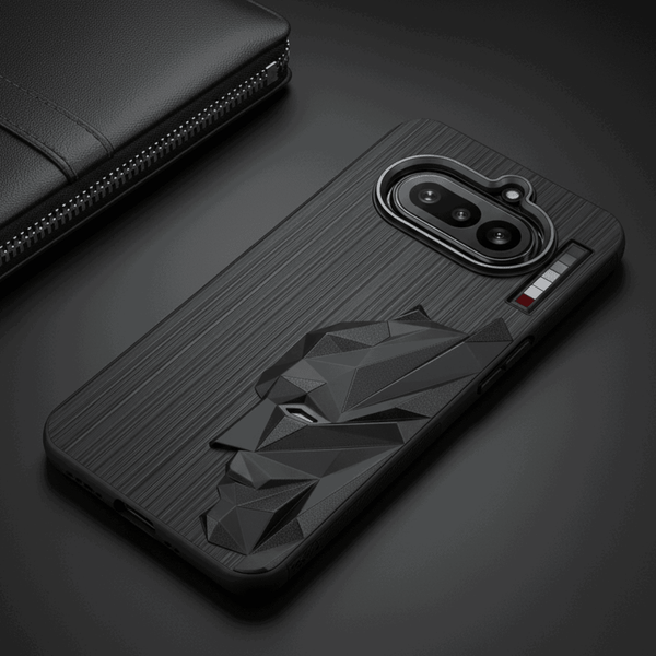 Superhero Engraved logo silicon Case for Nothing Phone 4a - The Hatke