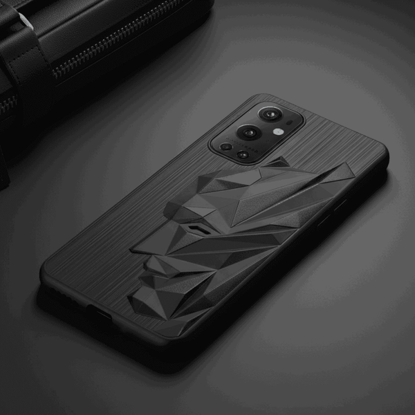 Superhero Engraved logo silicon Case for Oneplus 9 Pro - The Hatke