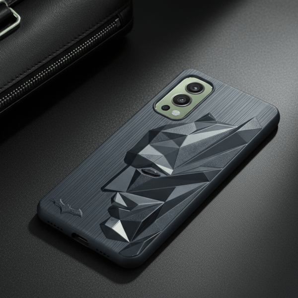 Superhero Engraved logo silicon Case for Oneplus Nord 2 - The Hatke