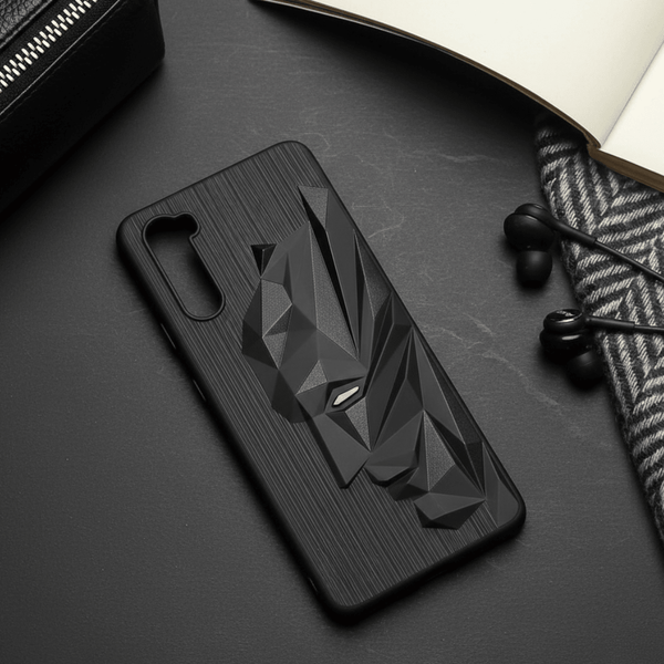 Superhero Engraved logo silicon Case for Oneplus Nord - The Hatke