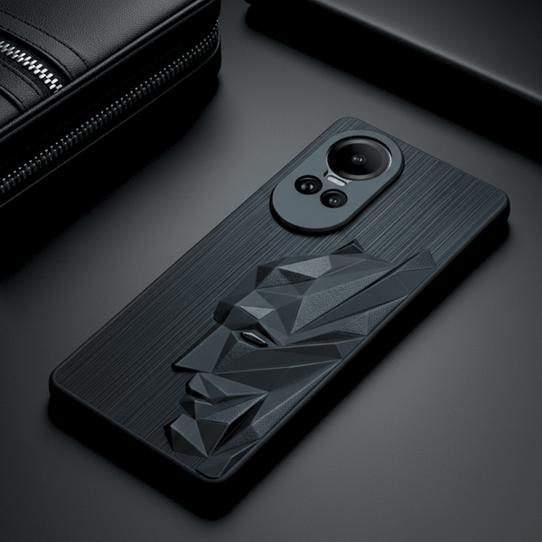 Superhero Engraved logo silicon Case for Oppo Reno 10 - The Hatke
