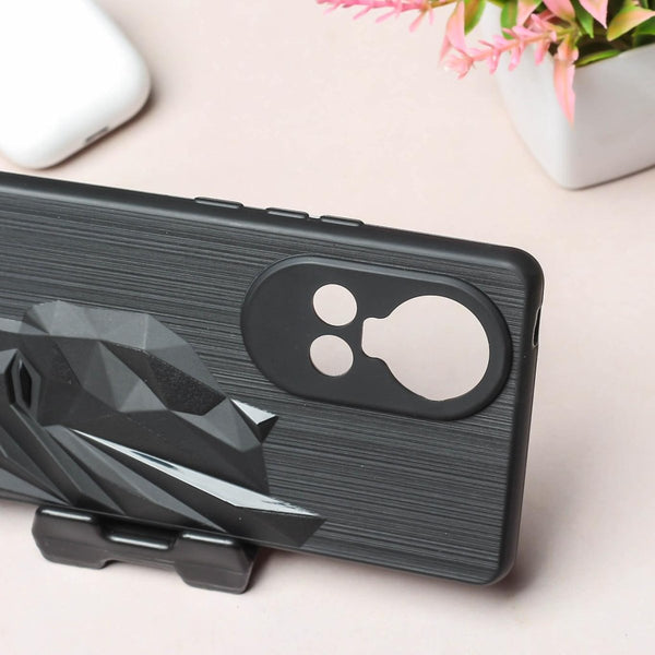 Superhero Engraved logo silicon Case for Oppo Reno 10 - The Hatke