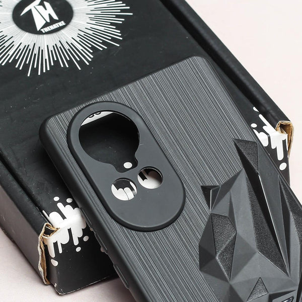 Superhero Engraved logo silicon Case for Oppo Reno 10 Pro - The Hatke