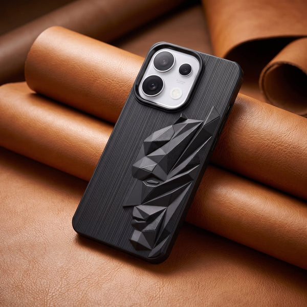 Superhero Engraved logo silicon Case for Oppo Reno 16C 5G - The Hatke