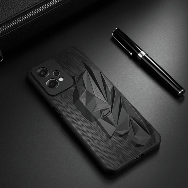 Superhero Engraved logo silicon Case for Realme 9 Pro 5G - The Hatke