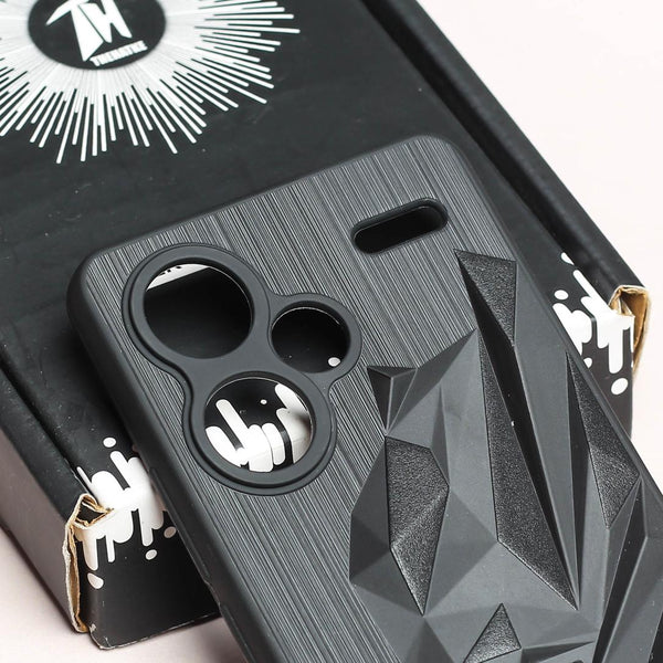Superhero Engraved logo silicon Case for Redmi Note 13 Pro Plus - The Hatke