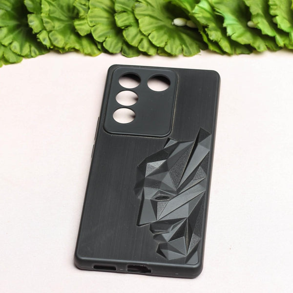 Superhero Engraved logo silicon Case for Vivo V27 Pro - The Hatke