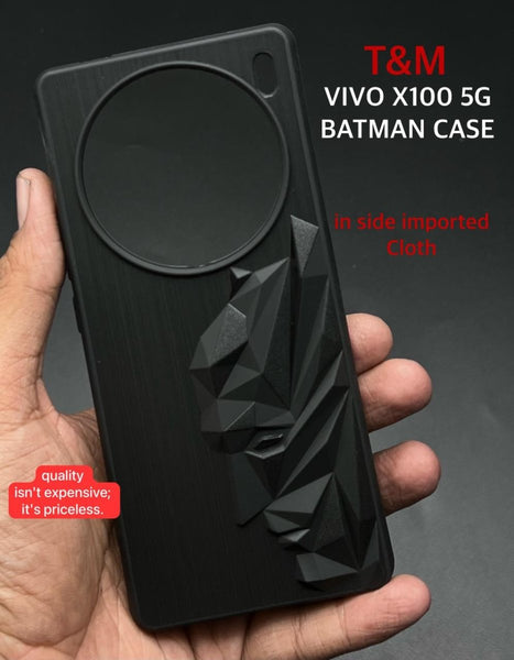 Superhero Engraved logo silicon Case for Vivo X100 - The Hatke