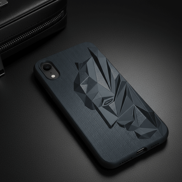 Superhero Engraved Logo Silicone Case for Apple iPhone XR - The Hatke