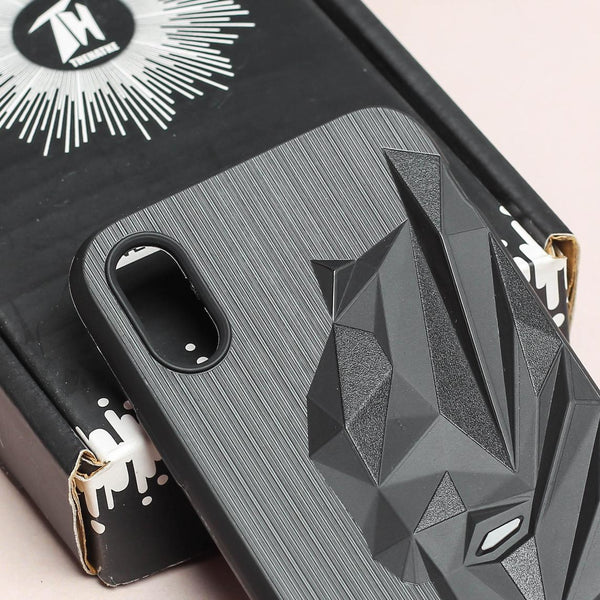 Superhero Engraved Logo Silicone Case for Apple iPhone XR - The Hatke