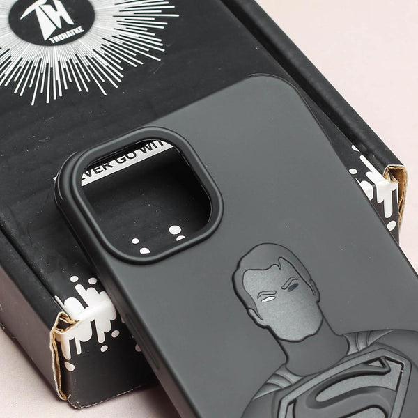 Superhero-FS Engraved silicon Case for Apple Iphone 13 - The Hatke