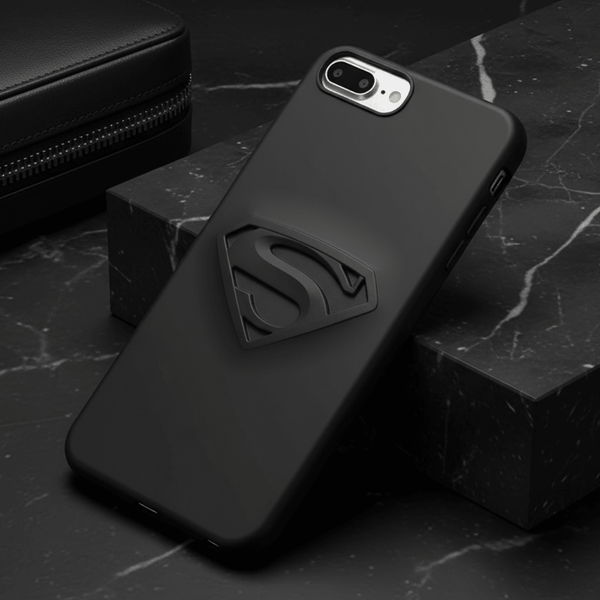 Superhero-S Engraved silicon Case for Apple IPhone 8 Plus - The Hatke