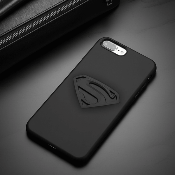 Superhero-S Engraved silicon Case for Apple IPhone 8 Plus - The Hatke