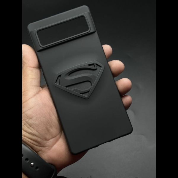 Superhero-S Engraved silicon Case for Google Pixel 6 - The Hatke