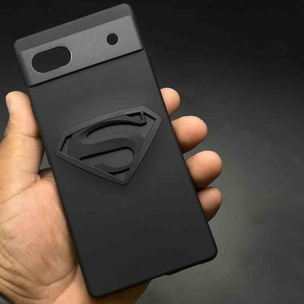 Superhero-S Engraved silicon Case for Google Pixel 6A - The Hatke