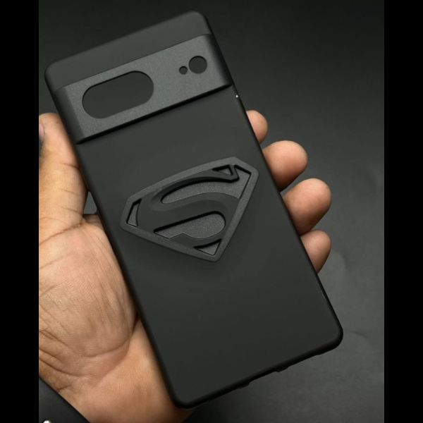 Superhero-S Engraved silicon Case for Google Pixel 7 - The Hatke