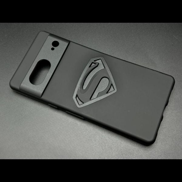 Superhero-S Engraved silicon Case for Google Pixel 7 - The Hatke