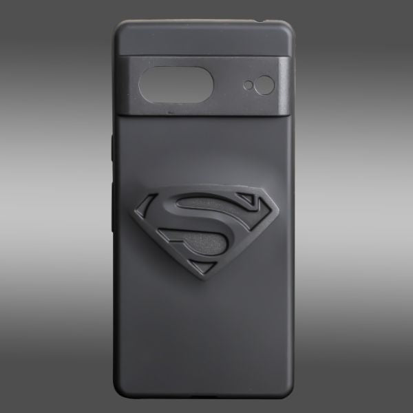 Superhero-S Engraved silicon Case for Google Pixel 7 - The Hatke