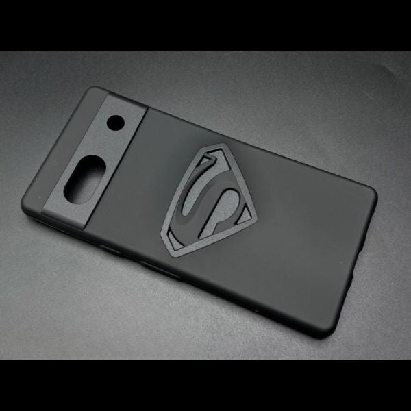 Superhero-S Engraved silicon Case for Google Pixel 7A - The Hatke