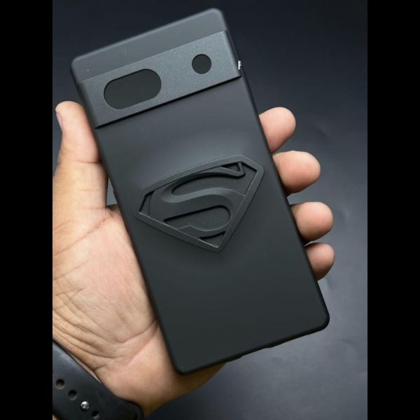 Superhero-S Engraved silicon Case for Google Pixel 7A - The Hatke
