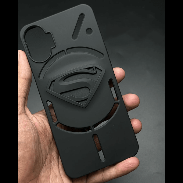 Superhero-S Engraved silicon Case for Nothing Phone 2 - The Hatke
