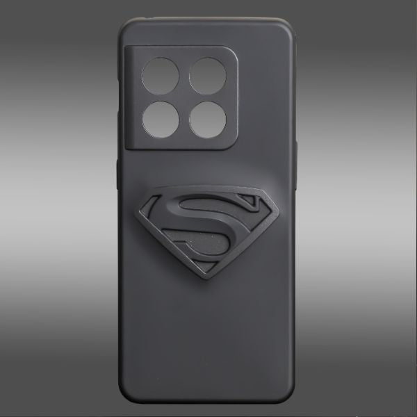 Superhero-S Engraved silicon Case for Oneplus 10 Pro - The Hatke