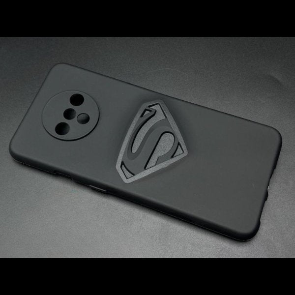 Superhero-S Engraved silicon Case for Oneplus 7T - The Hatke