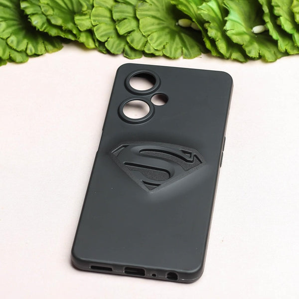 Superhero-S Engraved silicon Case for Oneplus Nord CE 3 Lite 5G - The Hatke
