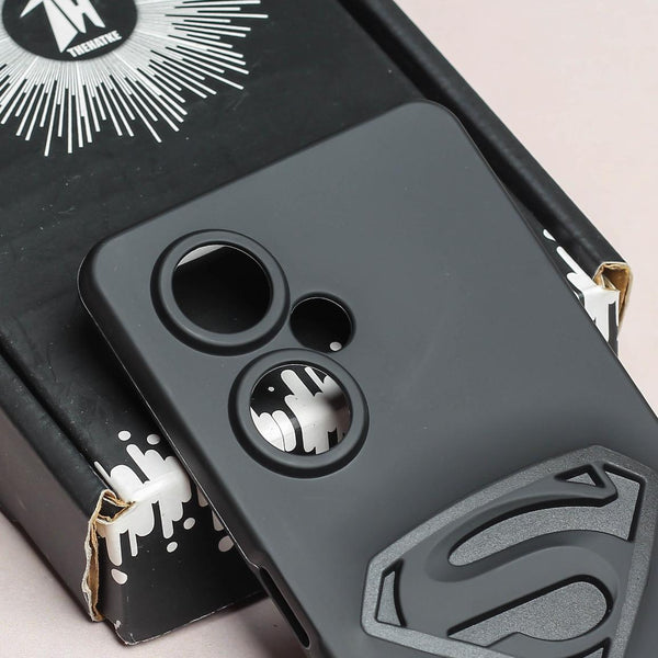 Superhero-S Engraved silicon Case for Oneplus Nord CE 3 Lite 5G - The Hatke