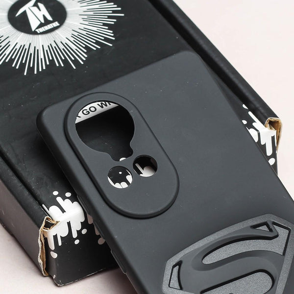 Superhero-S Engraved silicon Case for Oppo Reno 10 Pro Plus 5g - The Hatke