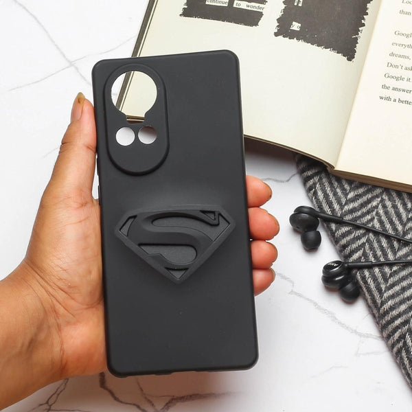 Superhero-S Engraved silicon Case for Oppo Reno 10 Pro Plus 5g - The Hatke