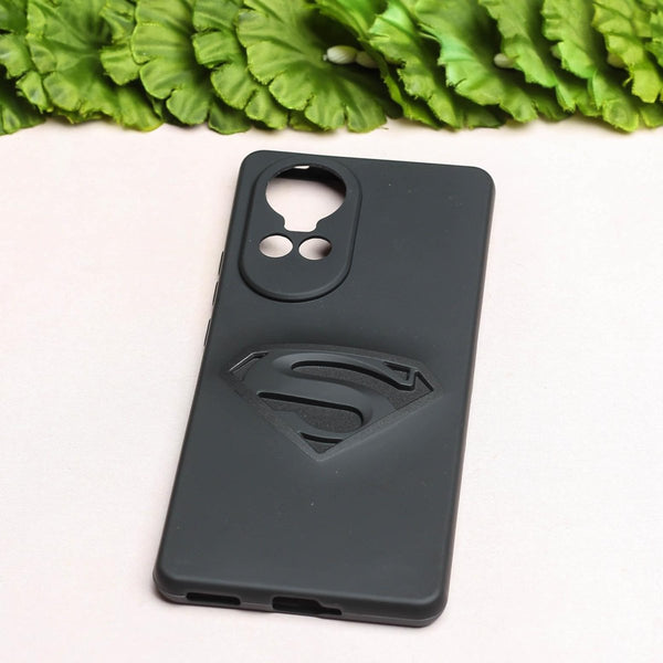 Superhero-S Engraved silicon Case for Oppo Reno 10 Pro Plus 5g - The Hatke