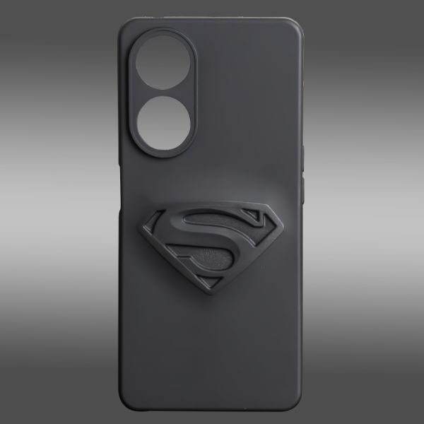Superhero-S Engraved silicon Case for Oppo Reno 8T 5g - The Hatke