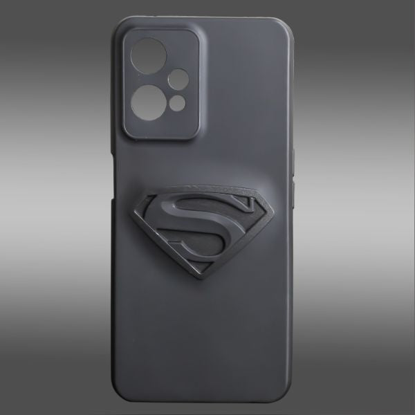 Superhero-S Engraved silicon Case for Realme 9 Pro - The Hatke