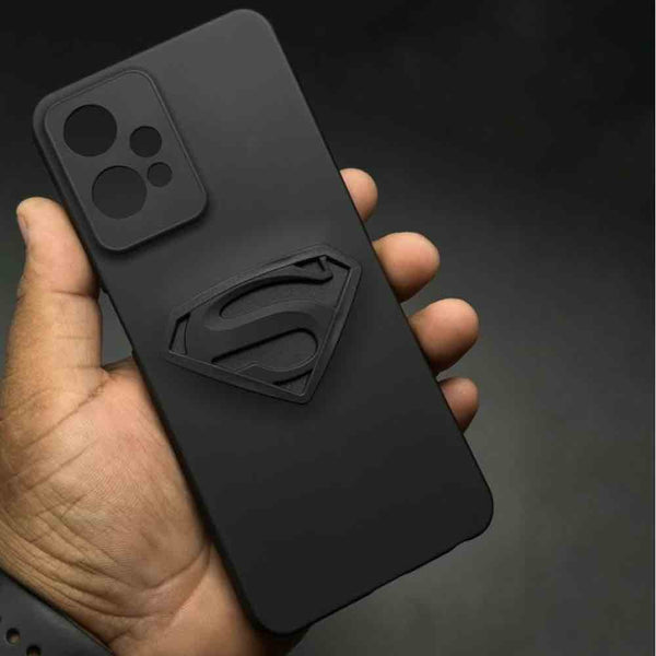 Superhero-S Engraved silicon Case for Realme 9 Pro - The Hatke
