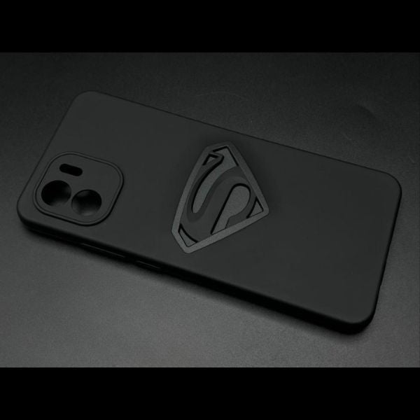 Superhero-S Engraved silicon Case for Redmi A1 2023 - The Hatke