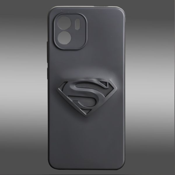 Superhero-S Engraved silicon Case for Redmi A2 2023 - The Hatke