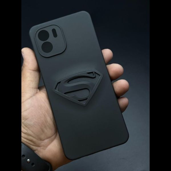 Superhero-S Engraved silicon Case for Redmi A2 2023 - The Hatke